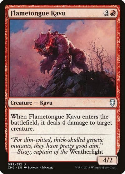 Flametongue Kavu Commander Anthology Volume II Magic card