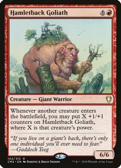 Hamletback Goliath Commander Anthology Volume II Magic card