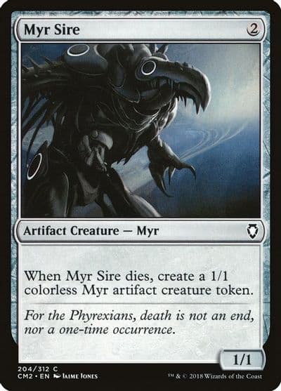 Myr Sire Commander Anthology Volume II Magic card