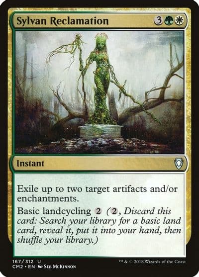 Sylvan Reclamation Commander Anthology Volume II Magic card