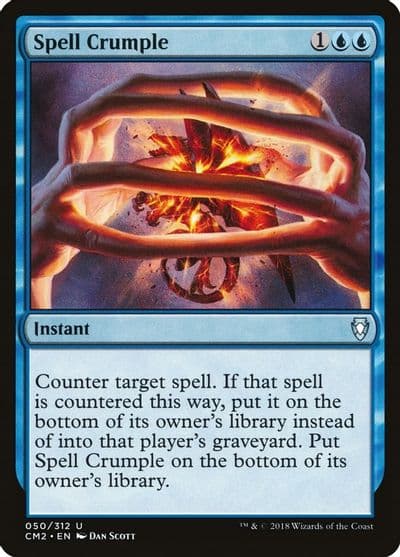 Spell Crumple Commander Anthology Volume II Magic card