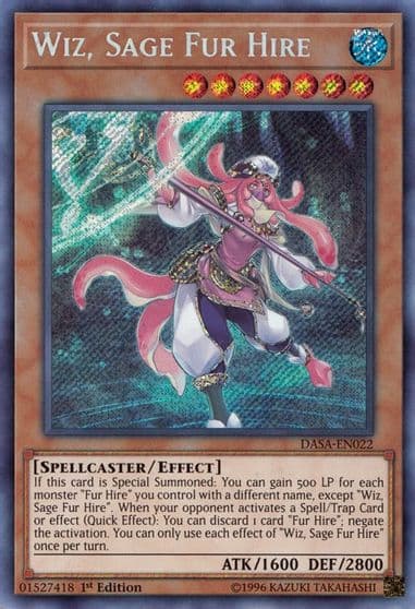 Wiz Sage Fur Hire Dark Saviors Yu-Gi-Oh! card