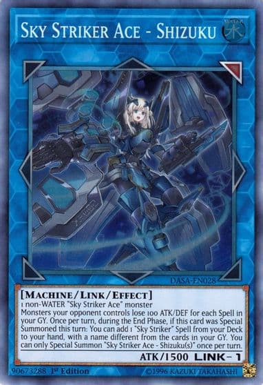 Sky Striker Ace Shizuku Dark Saviors Yu-Gi-Oh! card