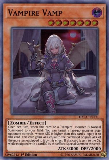 Vampire Vamp Dark Saviors Yu-Gi-Oh! card