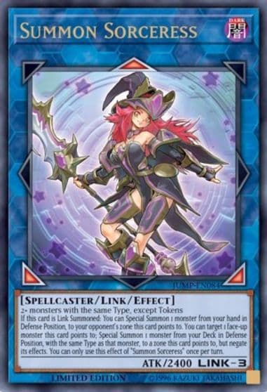 Summon Sorceress Shonen Jump Magazine Promos Yu-Gi-Oh! card