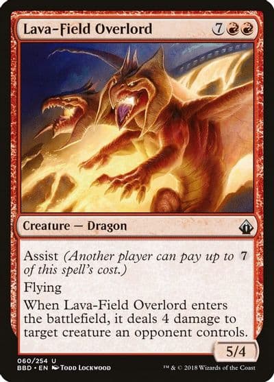 Lava Field Overlord Battlebond Magic card