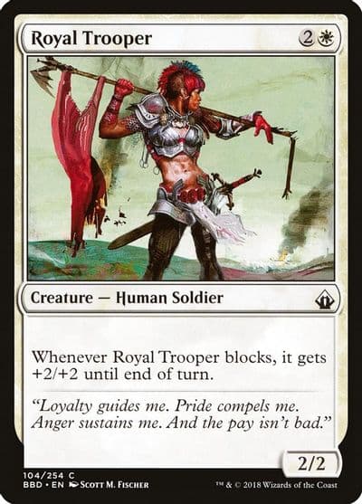 Royal Trooper Battlebond Magic card