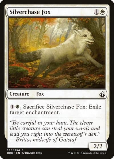 Silverchase Fox Battlebond Magic card