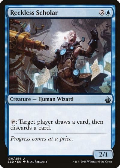 Reckless Scholar Battlebond Magic card