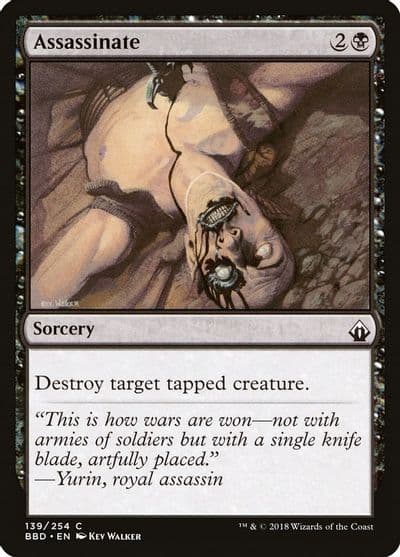 Assassinate Battlebond Magic card