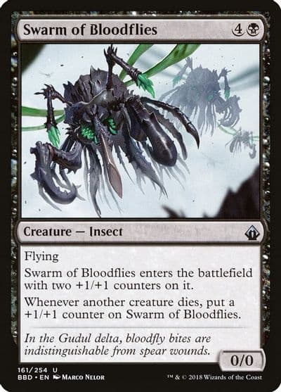 Swarm of Bloodflies Battlebond Magic card