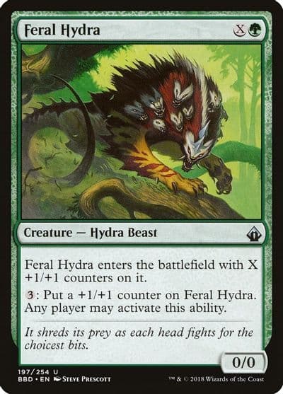 Feral Hydra Battlebond Magic card