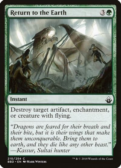 Return to the Earth Battlebond Magic card
