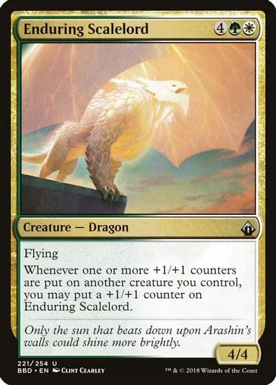 Enduring Scalelord Battlebond Magic card