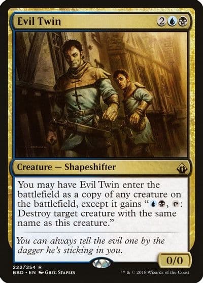 Evil Twin Battlebond Magic card