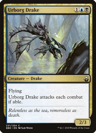 Urborg Drake Battlebond Magic card
