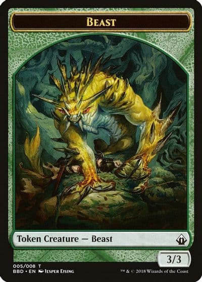 Beast Token Battlebond Magic card