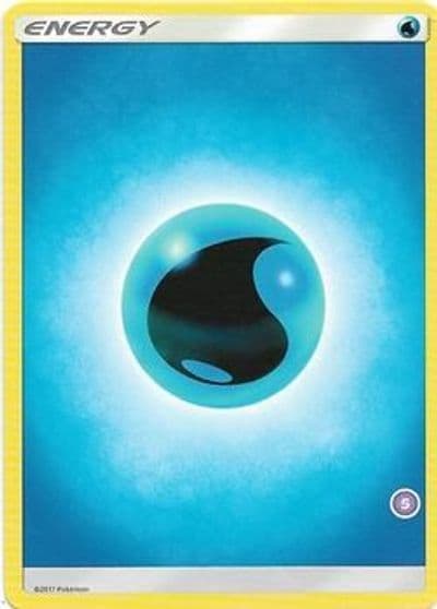 Water Energy (5) SM Trainer Kit: Alolan Sandslash & Alolan Ninetales Pokemon card