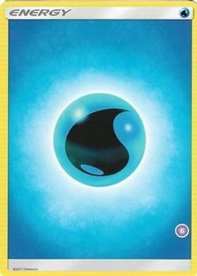 Water Energy (6) SM Trainer Kit: Alolan Sandslash & Alolan Ninetales Pokemon card