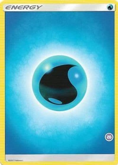 Water Energy (26) SM Trainer Kit: Alolan Sandslash & Alolan Ninetales Pokemon card