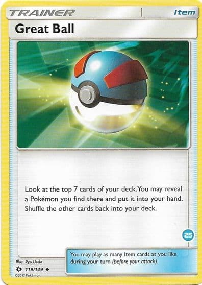Great Ball (25) (Alolan Ninetales Half-Deck) SM Trainer Kit: Alolan Sandslash & Alolan Ninetales Pokemon card