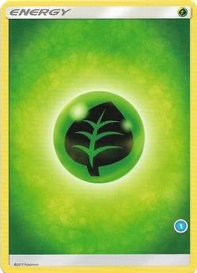 Grass Energy (1) SM Trainer Kit: Alolan Sandslash & Alolan Ninetales Pokemon card