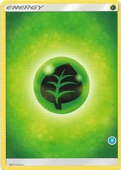 Grass Energy (7) SM Trainer Kit: Alolan Sandslash & Alolan Ninetales Pokemon card