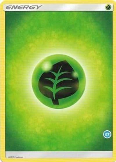 Grass Energy (27) SM Trainer Kit: Alolan Sandslash & Alolan Ninetales Pokemon card