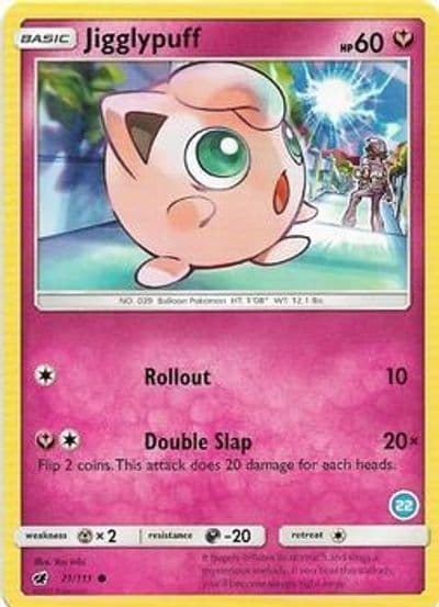 Jigglypuff (22) SM Trainer Kit: Alolan Sandslash & Alolan Ninetales Pokemon card