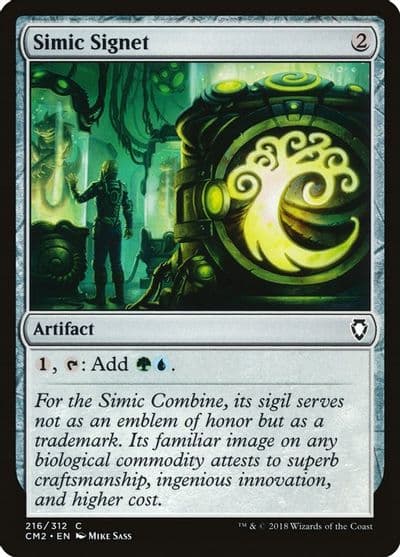 Simic Signet 216 Commander Anthology Volume II Magic card