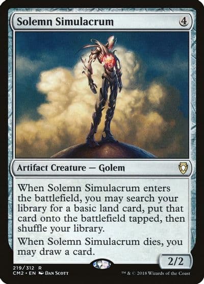 Solemn Simulacrum 219 Commander Anthology Volume II Magic card