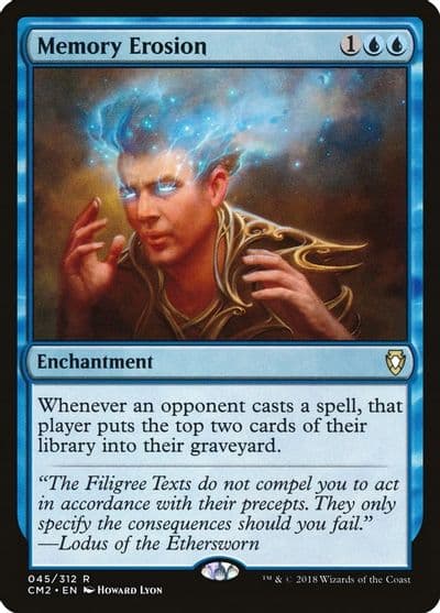 Memory Erosion Commander Anthology Volume II Magic card