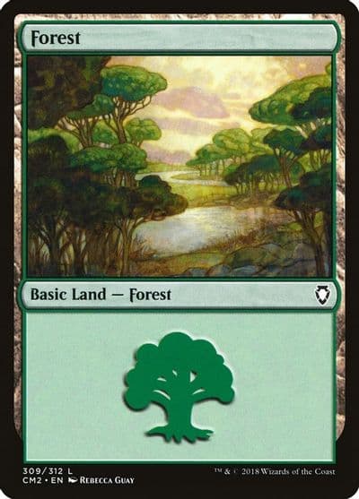 Forest 309 Commander Anthology Volume II Magic card
