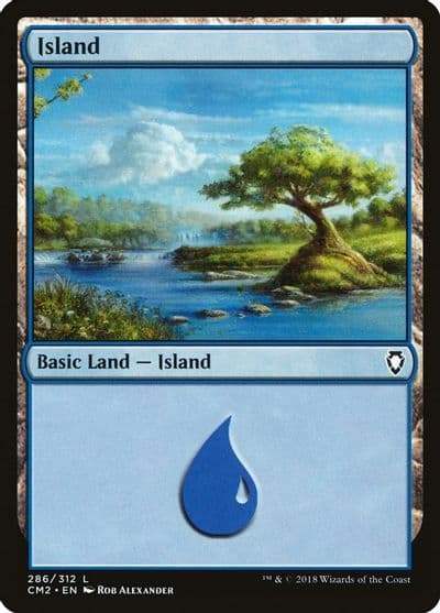 Island 286 Commander Anthology Volume II Magic card