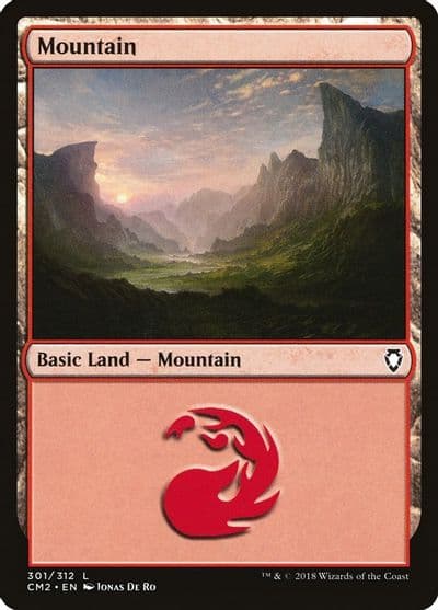Mountain 301 Commander Anthology Volume II Magic card