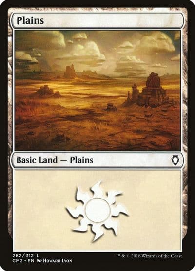 Plains 282 Commander Anthology Volume II Magic card