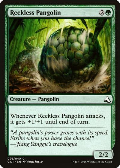 Reckless Pangolin Global Series Jiang Yanggu & Mu Yanling Magic card