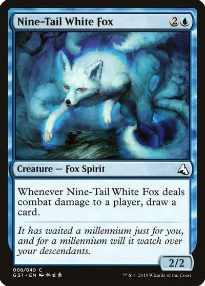Nine Tail White Fox Global Series Jiang Yanggu & Mu Yanling Magic card