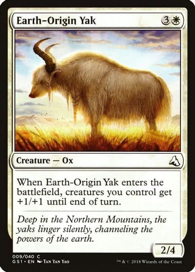 Earth Origin Yak Global Series Jiang Yanggu & Mu Yanling Magic card