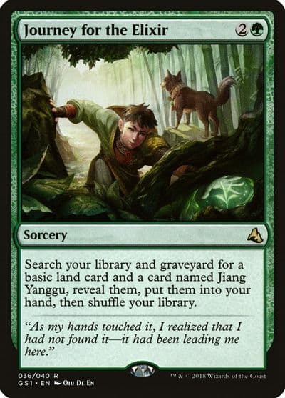 Journey for the Elixir Global Series Jiang Yanggu & Mu Yanling Magic card