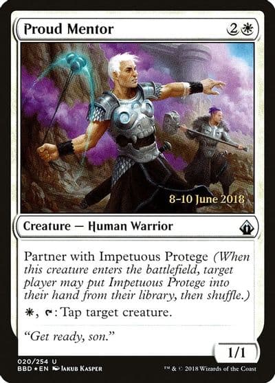 Proud Mentor Launch Party & Release Event Promos Magic card