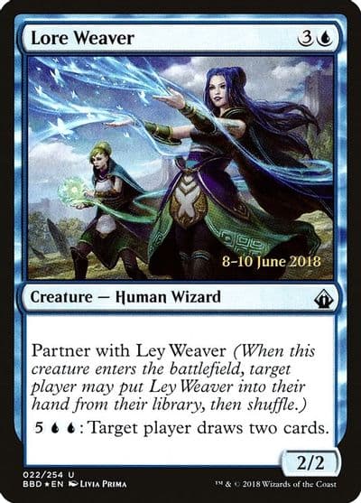 Lore Weaver Launch Party & Release Event Promos Magic card