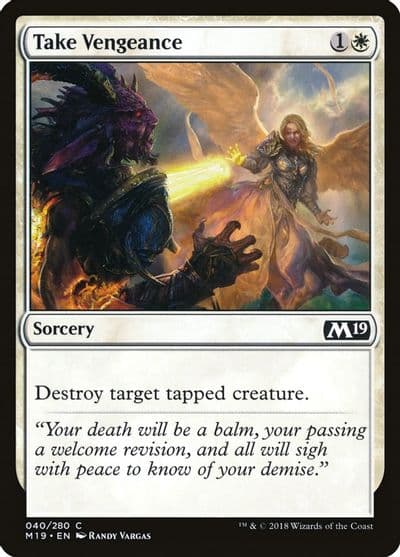 Take Vengeance Core Set 2019 Magic card