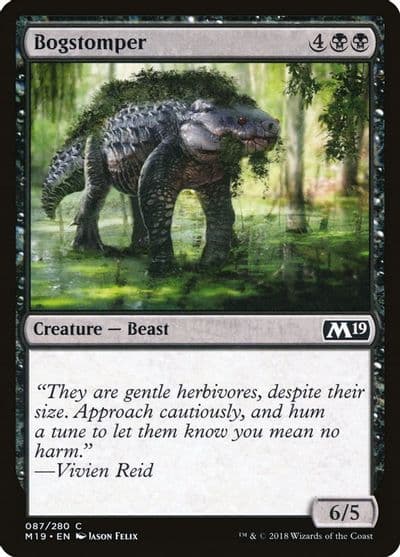 Bogstomper Core Set 2019 Magic card