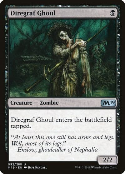 Diregraf Ghoul Core Set 2019 Magic card