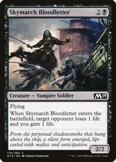 Skymarch Bloodletter Core Set 2019 Magic card