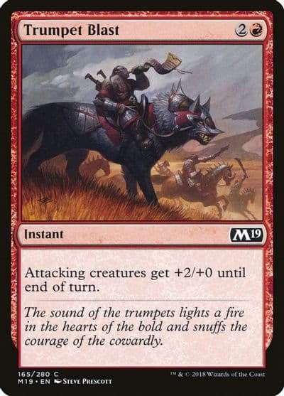 Trumpet Blast Core Set 2019 Magic card