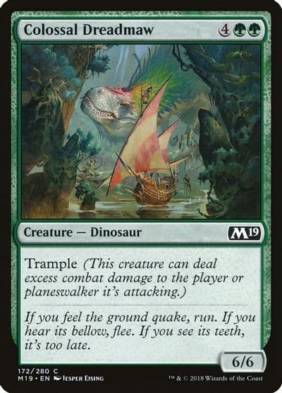 Colossal Dreadmaw Core Set 2019 Magic card