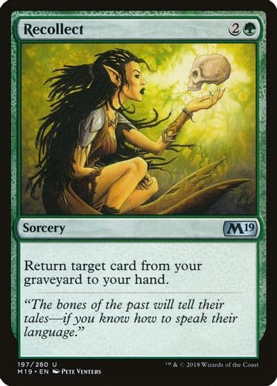 Recollect Core Set 2019 Magic card