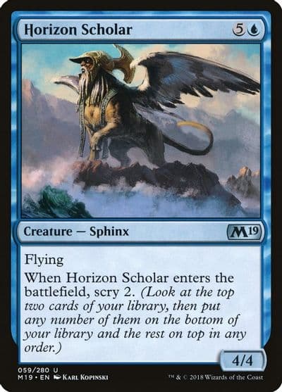 Horizon Scholar Core Set 2019 Magic card